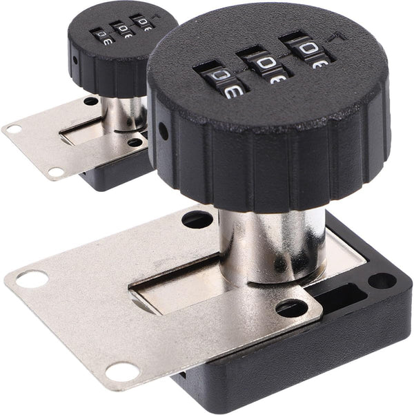 2pcs 3-Digit Combination Door Locks for File Cabinets and Desk Drawers Mechanical