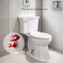 Mushroom Toilet Floor Bolt Caps, Ceramic Mushroom Toilet Bolt Covers, Cute Bathroom Decor, Fun Gadgets Easy