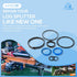 Hydraulic Log Splitter Cylinder Rebuild Seal Kit for 4.0" Bore x 1.75" Rod Cylinder, Precision Made