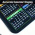 Livtoch 2026 11.8"x9.8" Calendar Mouse Pad - Small Desk Mat Portable Computer Mousepad for Office & Home, Waterproof
