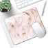 IMAYONDIA Pink Rose Gold Marble Mousepad - Custom Small Portable Office Anti-Slip Rubber Base Wireless Mouse Pad