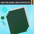 Better Office Products Two Pocket Portfolio Folders, 50-Pack, Dark Green, Letter Size Paper Folders