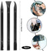 Crevice Cleaning Tool, 9 PCS Carbon Fiber Plastic Scraper Set for Car Detailing, Non-scratch Multi-purpose Tool
