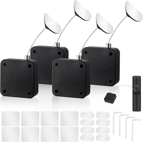 MERDTTES 6.5 Ft Retractable Remote Control Tether Locks, Security Lanyard Lock with Adjustable