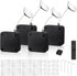 MERDTTES 6.5 Ft Retractable Remote Control Tether Locks, Security Lanyard Lock with Adjustable
