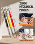 Nicpro 16 Pack Mechanical Carpenter Pencil Set with 42 Refill & Carbide Scribe Tool for Heavy Duty Woodworking