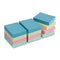 Business Source Premium Adhesive Notes, 1.875 x 1.375 Inches, Pack of 12 Pads of 100 - Pastel
