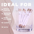 Bridal Pencils for Bridal Shower Games & Wedding Favors, White Short Pencils for Guests, Mini Pencils for Games