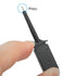 40Pcs Mini SMD IC Test Hook Clip Grabbers Probe Jumper for Electronic Experiment (20 Red + 20 Black)