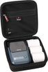 Mchoi Hard Case for NIIMBOT B1/B21 Label Maker - Waterproof Shockproof Bluetooth Portable Printer Protective Case