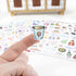 Pack 310 Pack! bloom daily planners Holiday Seasonal Planner Sticker Sheets - Vintage Seasonal Sticker - Removable