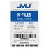 #40/31 mm 6 Pcs/Pack, 1 Pack JMU Dental K Files for Endodontic Root Canal, NITI Hand Use K-Files, Total
