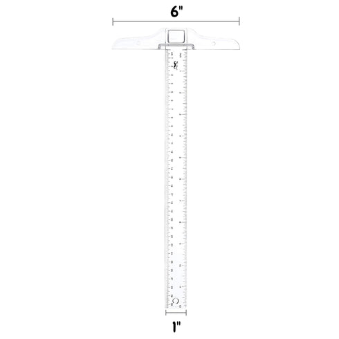 Mr. Pen 12 Inch Plastic T-Square, 3-Pack Drafting & Crafting T-Square Ruler