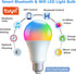 Smart Light Bulbs,WiFi & Bluetooth LED Light Bulb That Compatible with Alexa & Google Home, Color Changing Light Bulb, 10W A19 E26 2.4Ghz WiFi Light Bulbs 60 watt Equivalent, 800lm Dimmable by AFINSEA
