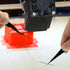 3D Printer Nozzle Cleaning Kit with Brush - 10 Pieces 0.4 mm Cleaning Needles and 2 Types of Tweezers