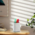 Desk Pen Holder Stand, Scandinavian Design Makeup Brush Organizer, Gray, for School, Home, Office