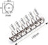 Moterm 2 Pieces Replacement Kit for 6-Hole Ring Binder Mechanisms (A7 Size, Silver Color, 25mm)