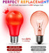 2-Pack Green LED Christmas Light Bulbs, 9W (60W Equivalent), E26 Base for Holiday Lighting