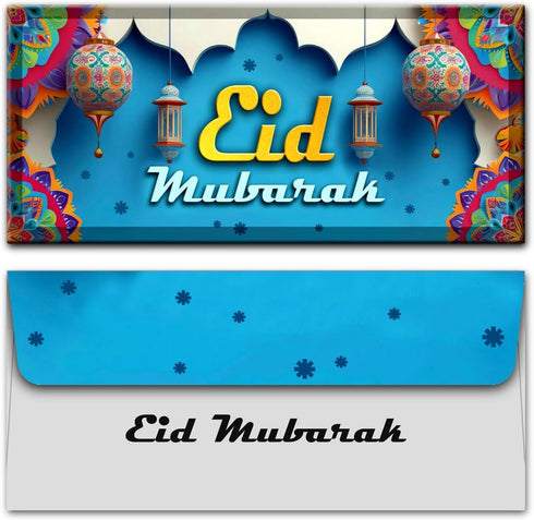 exciting Lives set 10 Eid Envelops of - Money Envelopes Eid Gifts Cards Holders for Ramadan Eid Al-Fitr Gifts Greeting