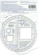RM43 RM Products Military Round Protractor - Blue and Black Print