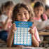Dry Erase Number Line Whiteboard 9" x 12" 1-100 Double-Sided Math Practicing Chart for Kids, Classroom Supplies
