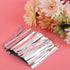 Saluaqui Colored Ties Ties Butt 3200PCS Silver PET 10cm for Bread Bakery Packaging
