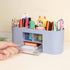Pencil Pen Holder for Desk with 3 Drawers - All-In-One Stylish Desk Organizer for Office Use