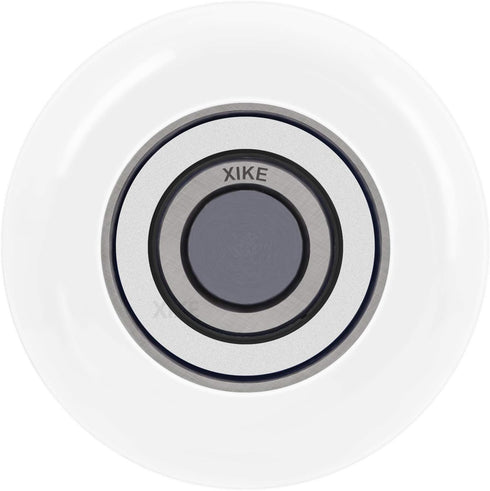 XiKe 12 Pack White 2" Nylon Garage Door Roller with 4" Stem, Quiet and Durable for High Load