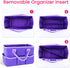 Godery Desktop Tote and Stock Organizer for Arts, Books, Stationery, and Office Desk, Makeup Storage Tote with Handles