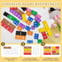 Set Plastic Rainbow Fraction Tiles, Rainbow Montessori Math Materials, Fraction for Math Classroom Fractions
