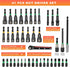 41 Set, 1/4" AEROFORCE PCS Magnetic Nut Driver Impact Drill Driver Bit Hex Shank, SAE & Metric Cr-V Steel Power Nut