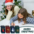 Christmas Mini Notebook, Xmas Pocket Notebooks with Santa Claus Lined Journals for Christmas Gift Supplies
