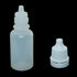 Eye Liquid Dropper, 50PCS 10ml White Empty Plastic Squeezable Dropper Bottles with Caps