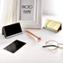 Maxdot 2 Pack Stainless Steel Business Card Holders for Desktop Credit Name Display (Champagne Gold)