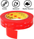 CANOPUS Double Sided Mounting Tape, Strong & Heavy Duty, Permanent Clear 4910 for Indoor Outdoor Fixing, 0.5in x 15ft