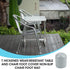 weigongr 7/8 Inch 12Pcs Folding Chair Leg Caps, Plastic Chair Leg Caps Heavy Duty Chair Caps for Legs Glides Round
