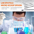 14Pcs Stainless Steel Lab Spatula, Micro Spatula Sampling Scoop for Reagent Laboratory Powders