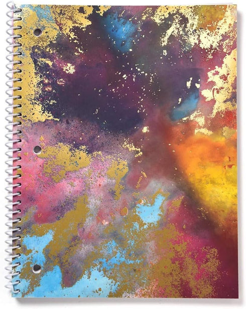 Gartner Studios Galaxy Spiral Notebook, Multicolored, 8" x 10.5", 80 Pages, 1-Count