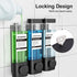 3-Chamber Wall Mounted Shampoo and Conditioner Dispenser - 300ML Each, Easy Refill, No Drip for Bathroom