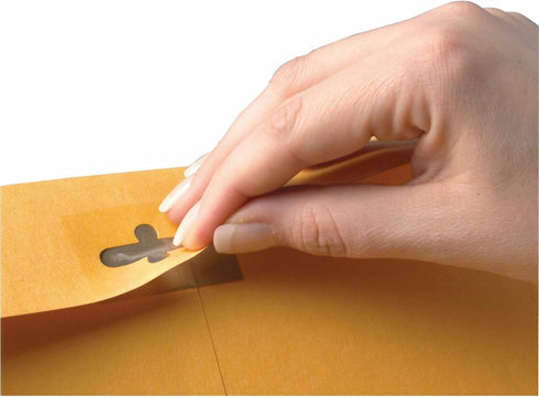 Quality Park Clearclasp Kraft Envelope, 6 x 9, Brown Kraft, Cheese Blade Flap, 100/Box
