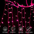 39 100 8 Minetom Pink Mini Christmas Lights - Feet LED Fairy String Lights with Lighting Modes Waterproof Connectable
