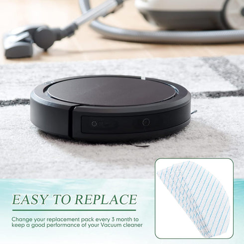 100 Packs Disposable Mop Pads Replacement - Mopping Cloths Compatible with T9/T9+/T8/T8+/T8 AIVI/N8/N8 Pro/N8 Pro+