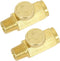 UFFY Brass In-Line Air Flow Regulator Control Tool Valve, 1/4" NPT (2)