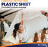 12 Pack 12 x 9 ft Extra Large Painter s Plastic Drop Cloth, Light & Durable Dust Cover for Painting