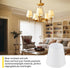 Zapanopan Set 6 Shades,3.5" 5.1" 5.5",Small of Clip-on Mini Chandelier Lamp x x Barrel,Handmade,Traditional