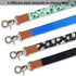 Long Neck Leather Lanyard Keychains with Metal Clasp, Durable ID Badge Strap for Car Keys, Card Holder, Wallet