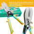 5 Blade Hand Crimper for Sheet Metal - Ductwork, HVAC, and Downspout Crimping Tool for 20ga Steel and 28ga Stainless