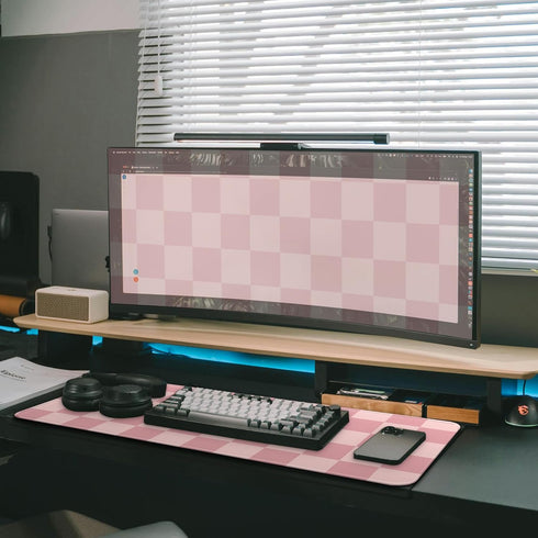 FTSYAD 31.5 11.8 inches Gaming Mouse Pad with Non-Slip Base, Cute Mouse Mat with Stitched Edges for Keyboard and Mouse