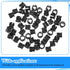 Eldraqth 5mm 100 5 mm Bulb LED Light Holder, Pieces Nylon Black Plastic Light Emitting Diode Clips Display Panel Mount
