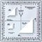 Ironheart Military Protractor Accurately Cut for Land Navigation